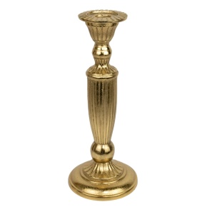 Подсвечник (металл), H26x11см, золотой в интернет-магазине флористических аксессуаров Азалия Декор