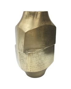 Ваза (металл), H29,5x13x16см, золотой в интернет-магазине флористических аксессуаров Азалия Декор