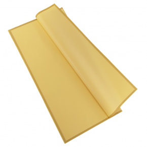 Пленка матовая с каймой, 20 листов, 58х58см, желтый в интернет-магазине флористических аксессуаров Азалия Декор