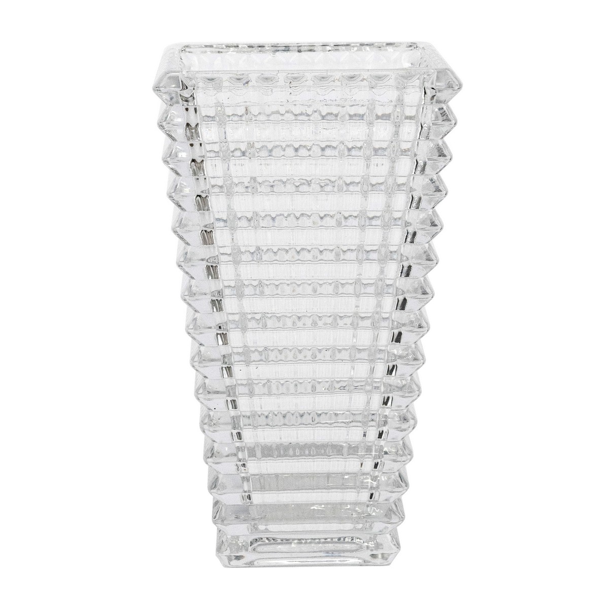 Ваза (стекло), 13xH23см, прозрачный в интернет-магазине флористических аксессуаров Азалия Декор