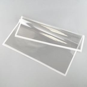 Пленка с каймой, 20 листов, 58х58см, белый в интернет-магазине флористических аксессуаров Азалия Декор