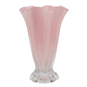 Ваза (стекло), D15,5xH23см, розовый в интернет-магазине флористических аксессуаров Азалия Декор