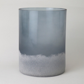 Ваза Дебора (стекло), D15xH20см, голубой в интернет-магазине флористических аксессуаров Азалия Декор