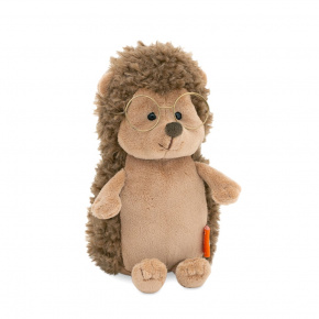 Игрушка м/н Ежик Колюнчик в очках в подар. кор., 20см, коричневый в интернет-магазине флористических аксессуаров Азалия Декор