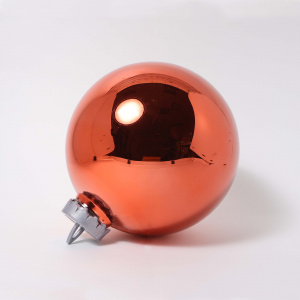 Украшение Шар зеркальный (пластик), D20см, красный в интернет-магазине флористических аксессуаров Азалия Декор