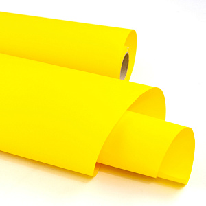 Пленка матовая 50 см 10 м, желтый в интернет-магазине флористических аксессуаров Азалия Декор