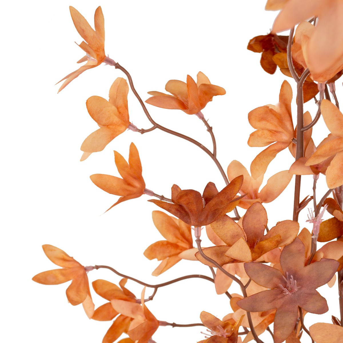 Ветка декоративная, 120см, оранжевый в интернет-магазине флористических аксессуаров Азалия Декор