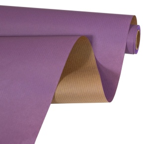 Бумага упаковочная крафт 45гр, 60 см 10 м, сиреневый в интернет-магазине флористических аксессуаров Азалия Декор