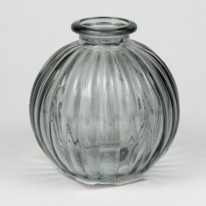 Ваза Лия, D8xH8см, серый в интернет-магазине флористических аксессуаров Азалия Декор