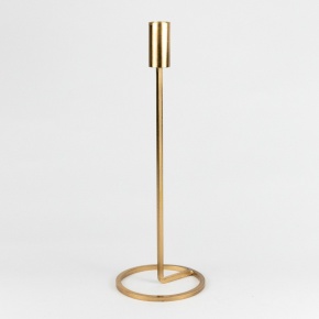 Подсвечник (металл), H31,5х10,5см, золотой в интернет-магазине флористических аксессуаров Азалия Декор