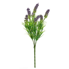 Лаванда на вставке, 34см, сиреневый в интернет-магазине флористических аксессуаров Азалия Декор