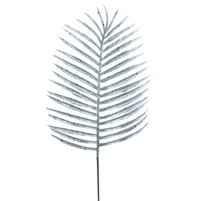 Ветка с глиттером, H64см, голубой в интернет-магазине флористических аксессуаров Азалия Декор