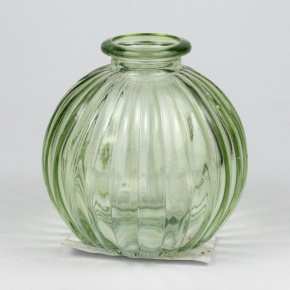 Ваза Лия, D8xH8см, зеленый в интернет-магазине флористических аксессуаров Азалия Декор