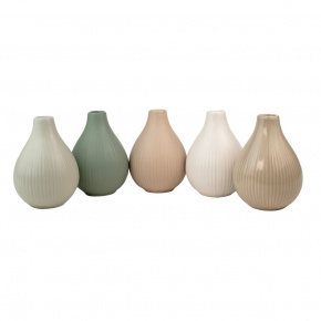 Ваза (керамика), H14,5x10,5x10,5см, цв. в асс. в интернет-магазине флористических аксессуаров Азалия Декор