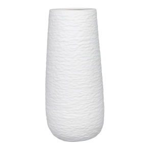 Ваза (керамика), D12,5xH25см, белый в интернет-магазине флористических аксессуаров Азалия Декор