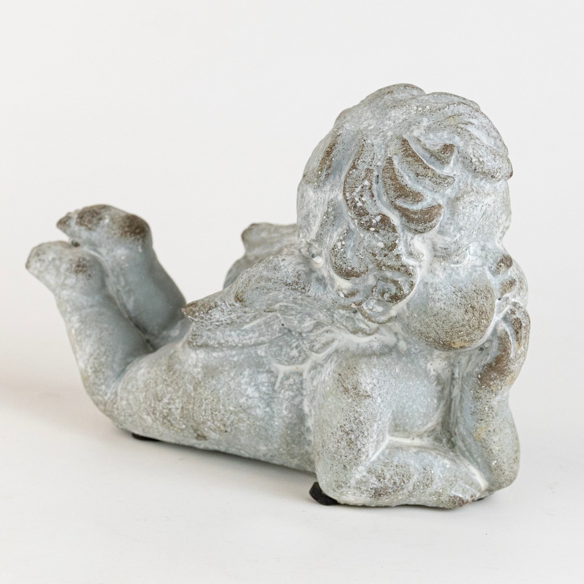 Сувенир Ангелочек (бетон), H12x17x8,5см, серый в интернет-магазине флористических аксессуаров Азалия Декор