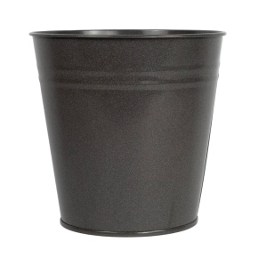 Ваза (металл), D21xH20см, серый в интернет-магазине флористических аксессуаров Азалия Декор