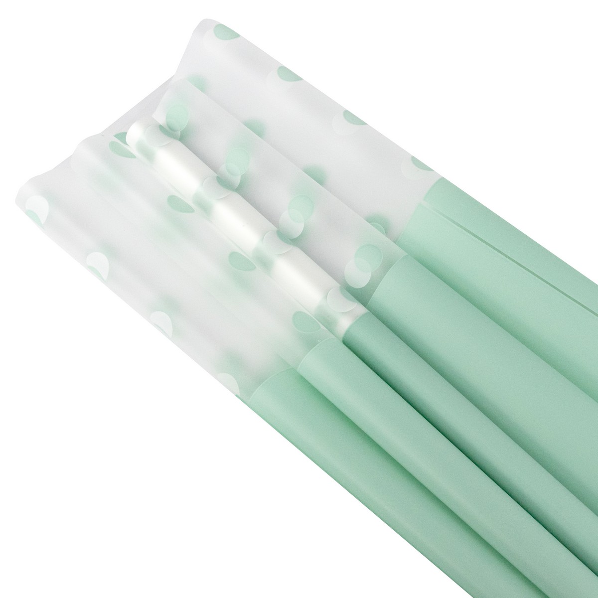 Пленка матовая Дуэт, 60 см 10 м, мятный в интернет-магазине флористических аксессуаров Азалия Декор