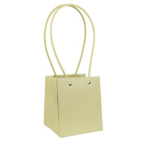 Пакет для цветов водостойкий (крафт), 13х12,5х15см (в уп. 10шт.), оливковый в интернет-магазине флористических аксессуаров Азалия Декор