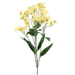 Гвоздика садовая кустовая, 65см, лимонный в интернет-магазине флористических аксессуаров Азалия Декор