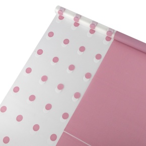 Пленка матовая Дуэт, 60 см 10 м, бургунди в интернет-магазине флористических аксессуаров Азалия Декор