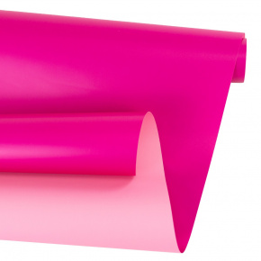 Пленка матовая двусторонняя 65мкр, 58 см 10 м, розовый/ярко-розовый в интернет-магазине флористических аксессуаров Азалия Декор