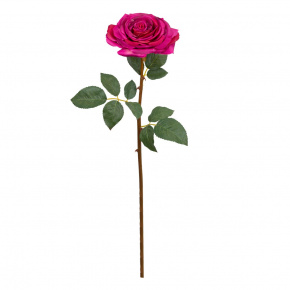Роза, 52см, темно-розовый в интернет-магазине флористических аксессуаров Азалия Декор