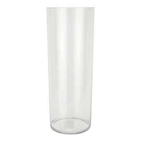Ваза Цилиндр (пластик), D15xH40см, прозрачный в интернет-магазине флористических аксессуаров Азалия Декор