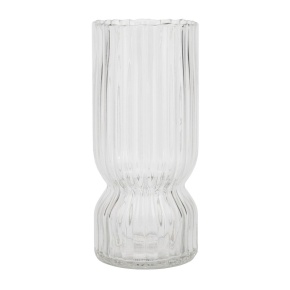 Ваза (стекло), D11xH24см, прозрачный в интернет-магазине флористических аксессуаров Азалия Декор