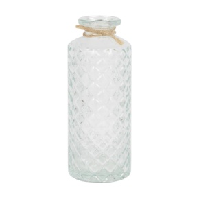 Ваза Бутылочка (стекло), D5,5xH13,5см, прозрачный в интернет-магазине флористических аксессуаров Азалия Декор