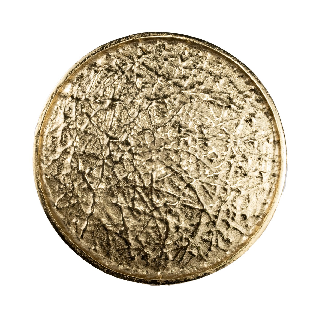 Подставка на ножке (металл), D23,5xH6см, золотой в интернет-магазине флористических аксессуаров Азалия Декор