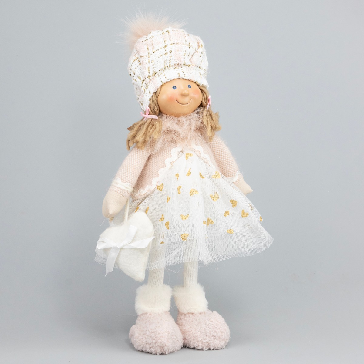 Сувенир Мальчик/Девочка, H38х15х10см, в асс., розовый в интернет-магазине флористических аксессуаров Азалия Декор