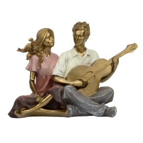 Сувенир Влюбленная пара (полирезин), H12x17x10см, цв. в асс. в интернет-магазине флористических аксессуаров Азалия Декор