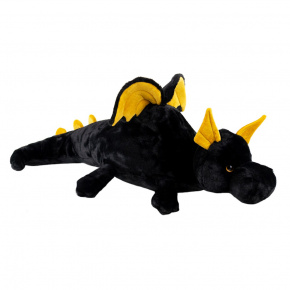 Игрушка м/н Дракон Черная Молния, 65см, черный в интернет-магазине флористических аксессуаров Азалия Декор