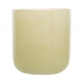 Подсвечник Энрике (стекло), D10xH14см, кремовый в интернет-магазине флористических аксессуаров Азалия Декор