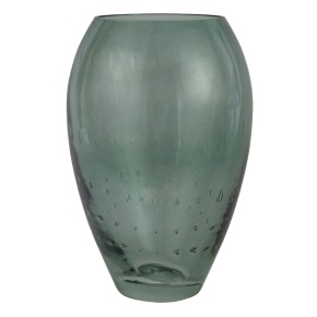 Ваза Паневежис, D13,5xH20см, голубой в интернет-магазине флористических аксессуаров Азалия Декор