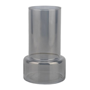 Ваза (стекло), D10xH17см, серый в интернет-магазине флористических аксессуаров Азалия Декор