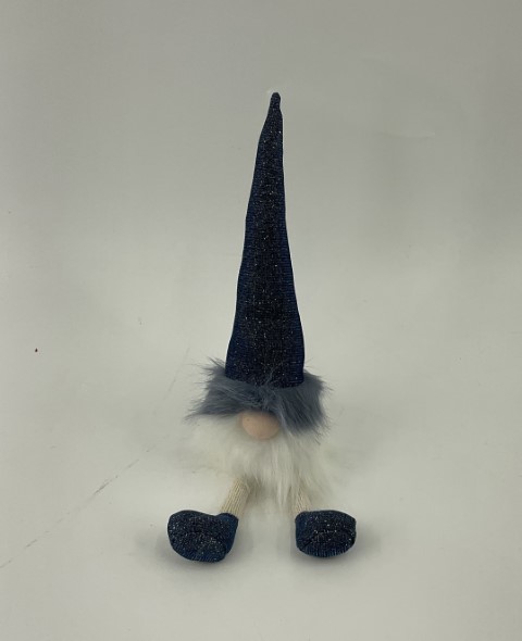 Сувенир Гном сидящий, Н50х11х11см, в асс., синий в интернет-магазине флористических аксессуаров Азалия Декор