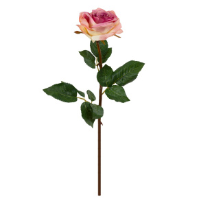 Роза, 52см, светло-розовый в интернет-магазине флористических аксессуаров Азалия Декор