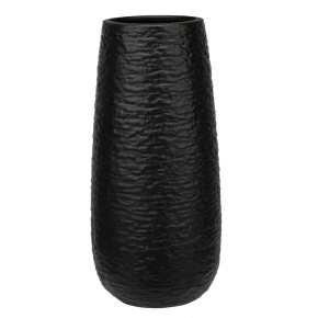 Ваза (керамика), D12,5xH25см, черный в интернет-магазине флористических аксессуаров Азалия Декор