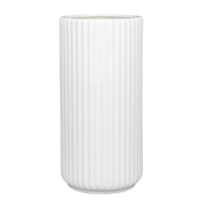 Ваза (керамика), D9,5xH20см, белый в интернет-магазине флористических аксессуаров Азалия Декор