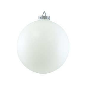 Украшение Шар (пластик), D24см, белый в интернет-магазине флористических аксессуаров Азалия Декор