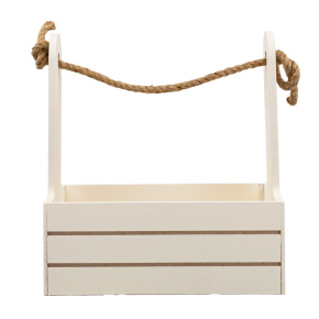 Корзина (дерево), 21х12х23см, бежевый в интернет-магазине флористических аксессуаров Азалия Декор