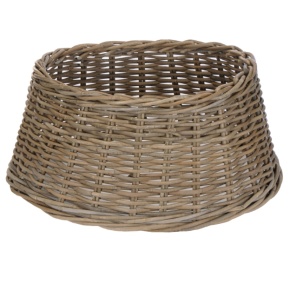Корзина плетеная для елки (ротанг), H26хD60, натуральный в интернет-магазине флористических аксессуаров Азалия Декор