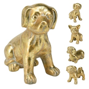 Сувенир Собака (керамика), 15х24,5х9,5см, цв. в асс. в интернет-магазине флористических аксессуаров Азалия Декор