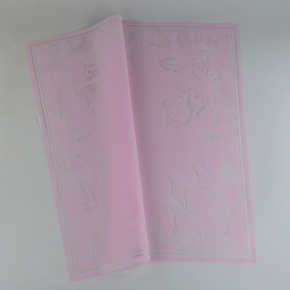 Пленка матовая Цветы 60мкр, 20 листов, 57х57см, розовый в интернет-магазине флористических аксессуаров Азалия Декор