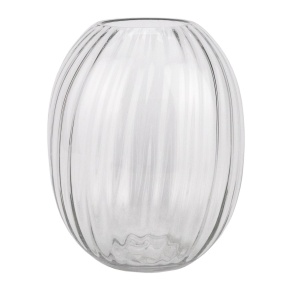 Ваза (стекло), D20xH25см, прозрачный в интернет-магазине флористических аксессуаров Азалия Декор