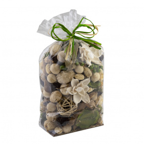 Набор сухоцветов, 365 гр, зеленый/белый в интернет-магазине флористических аксессуаров Азалия Декор