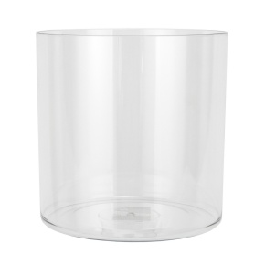 Ваза Цилиндр (пластик), D20xH20см, прозрачный в интернет-магазине флористических аксессуаров Азалия Декор