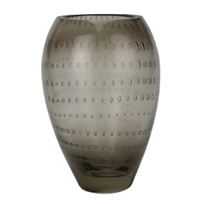 Ваза Паневежис, D13,5xH20см, серый в интернет-магазине флористических аксессуаров Азалия Декор